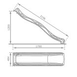 2,2 m-es antracit Yulvo